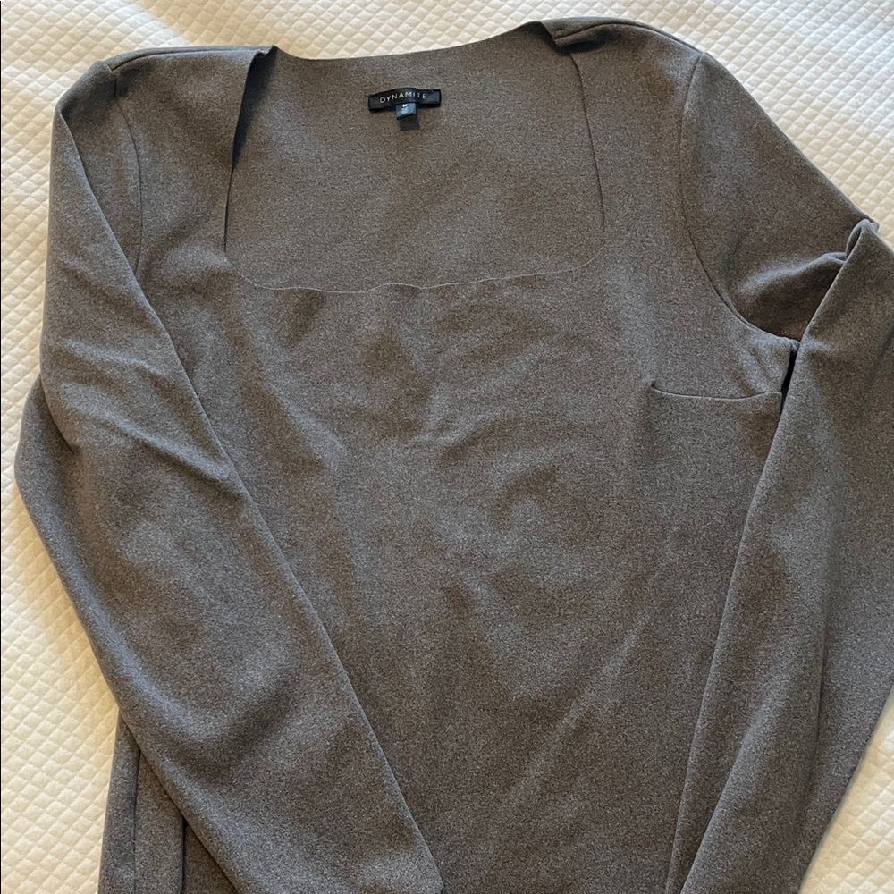 Dynamite Charcoal brown shirt